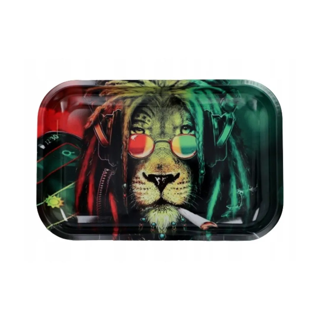 lion metal tray